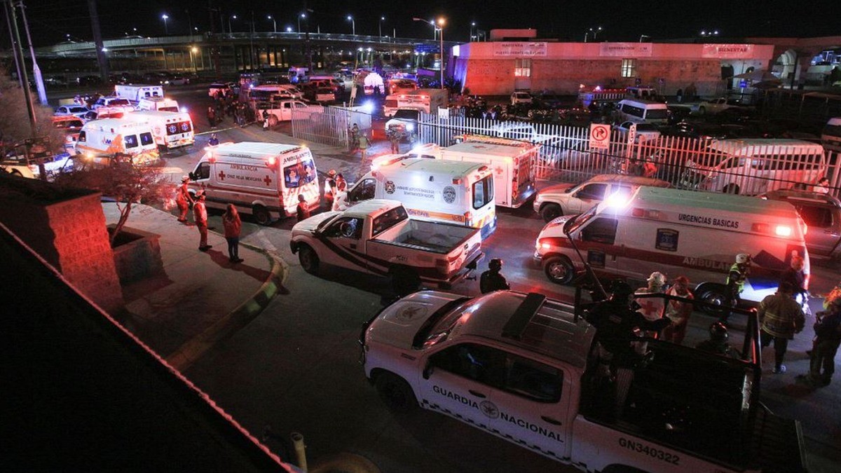 Suman 39 los migrantes muertos tras incendio en Juárez