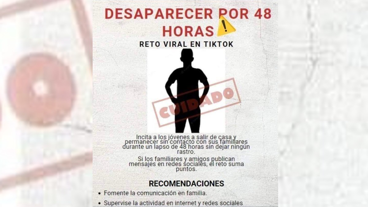 Desaparecer sin dejar rastro, el reto viral que prende alarmas en el país