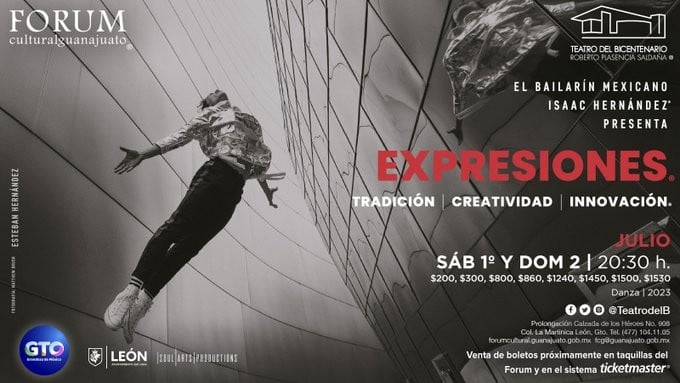 Llega Isaac Hernández al Forum Cultural Guanajuato