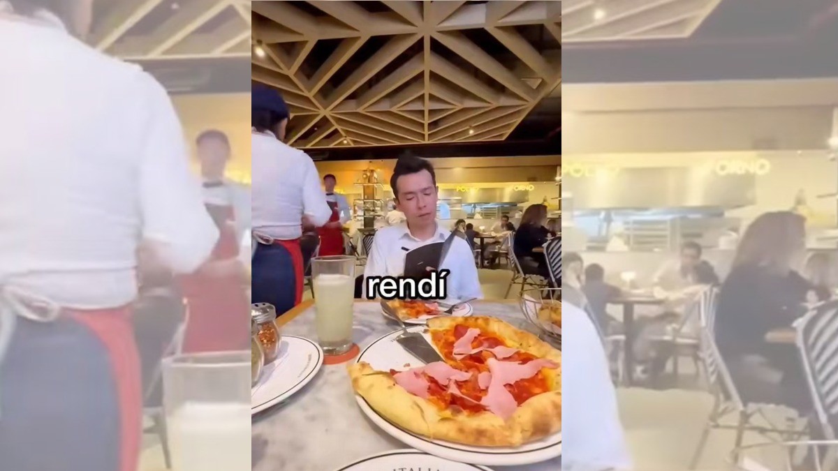 Joven finge ser crítico de platillos para comer gratis