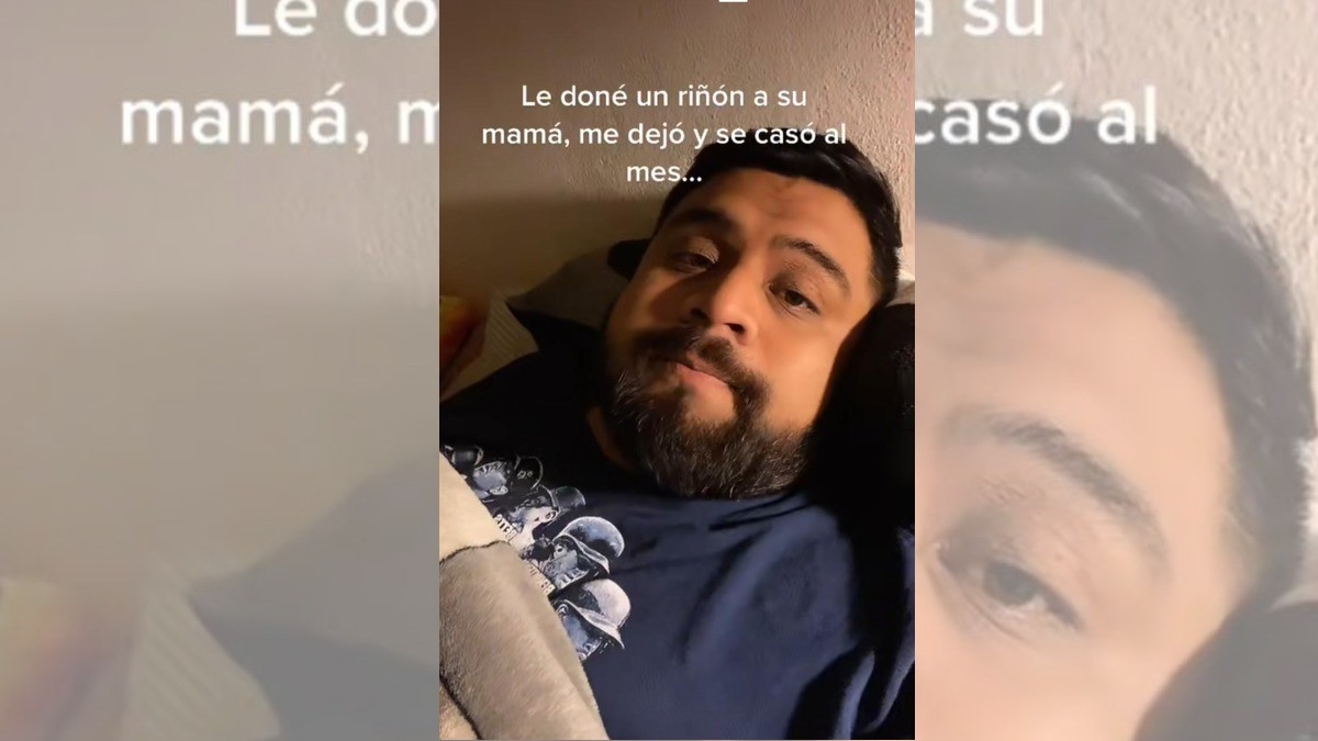 Hombre le dona riñón a su suegra; su novia lo deja por otro