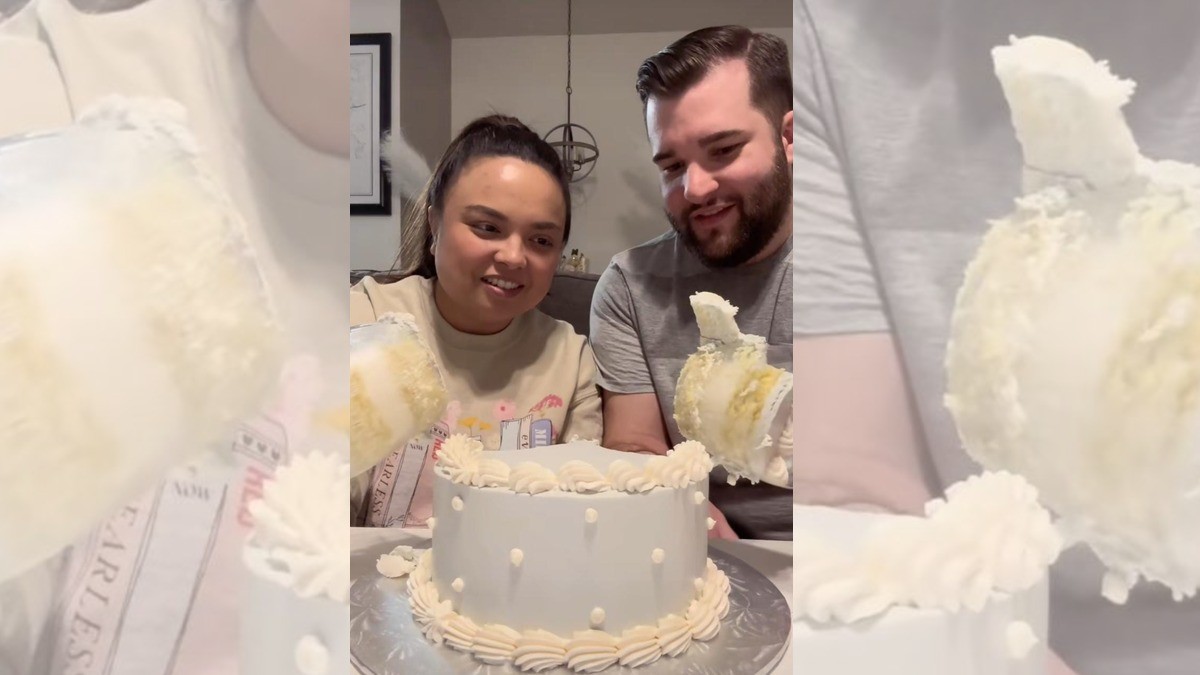 Pastelero se equivoca y arruina revelación de género