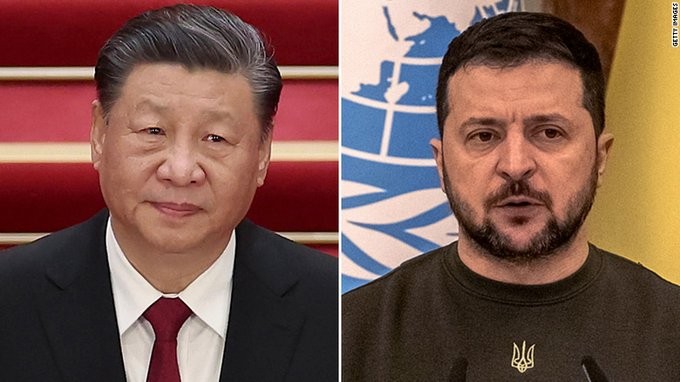 Presidentes de Ucrania y China entablan primera conversación desde el inicio de la guerra