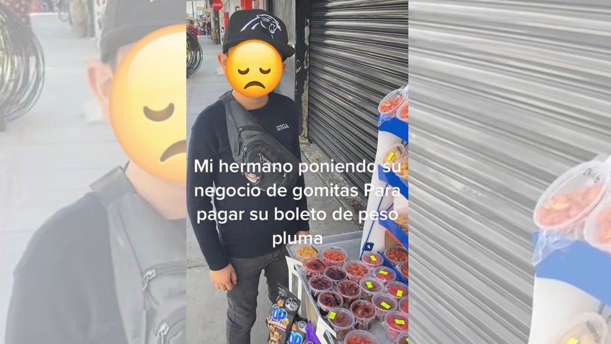 ¡Niño emprendedor! Vendió gomitas para asistir a concierto de Peso Pluma