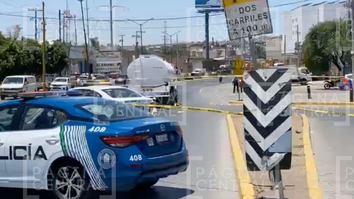 ¡Lo mata pipa por prender cigarro en pleno bulevar San Juan Bosco!