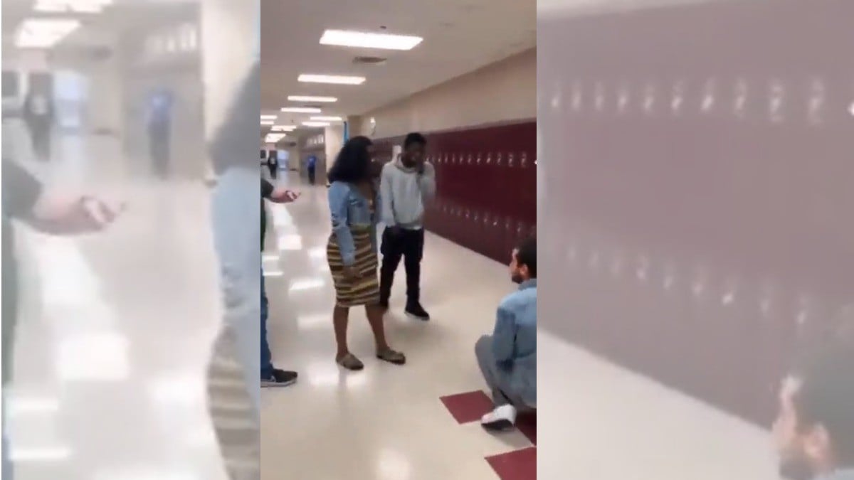 Profesor le quita el celular a su alumna y ella le echa gas pimienta