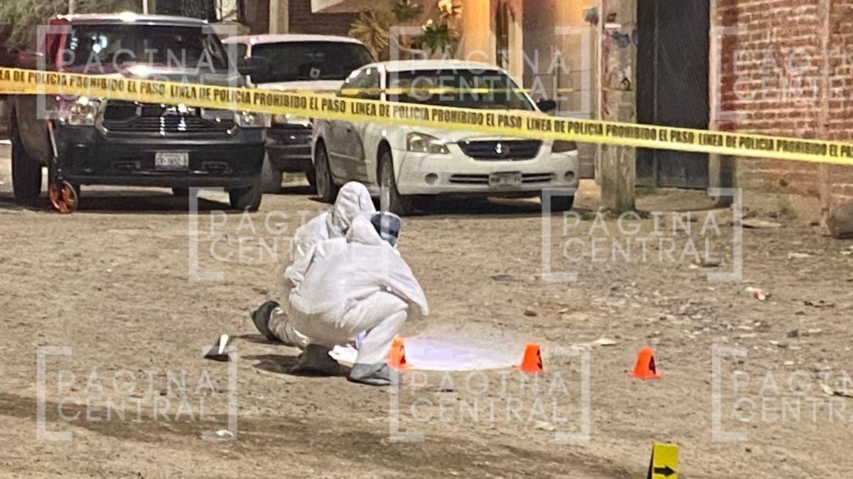 Balean a persona en la colonia Rivera del Carmen