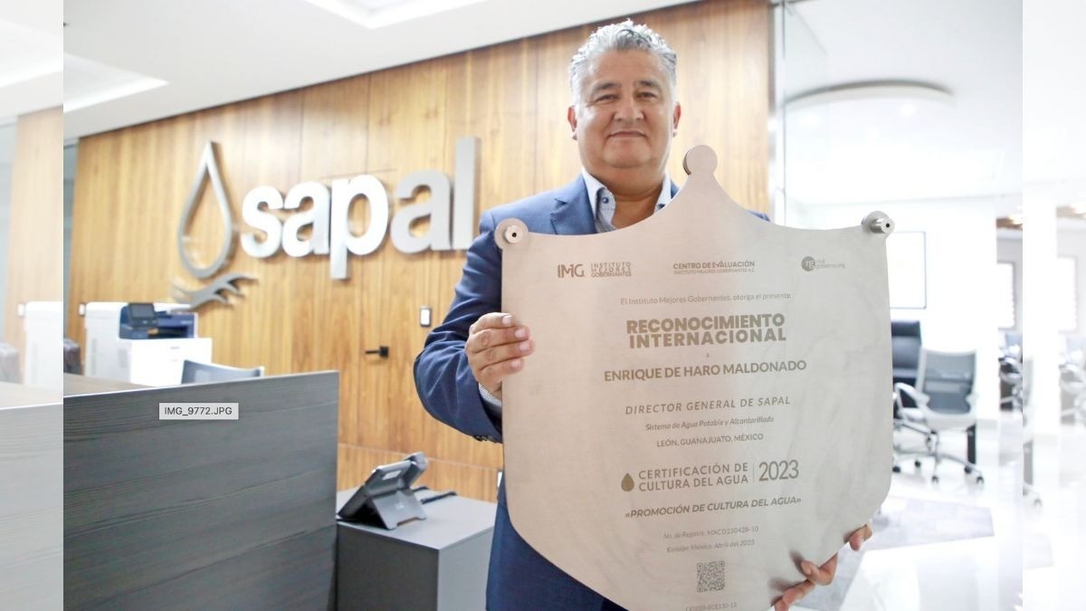 Reconocen a Cultura del Agua de SAPAL internacionalmente