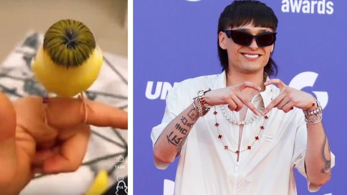 Pajarito modela peinado ¿de Peso Pluma?