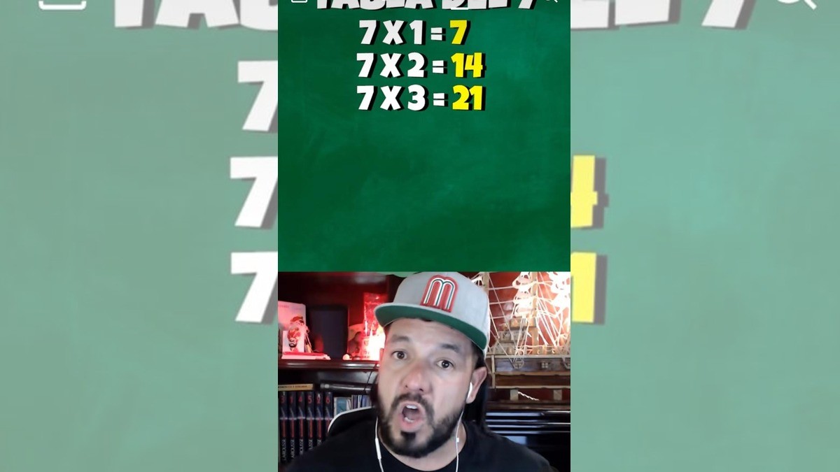 Con corridos tumbados, maestro enseña las tablas de multiplicar