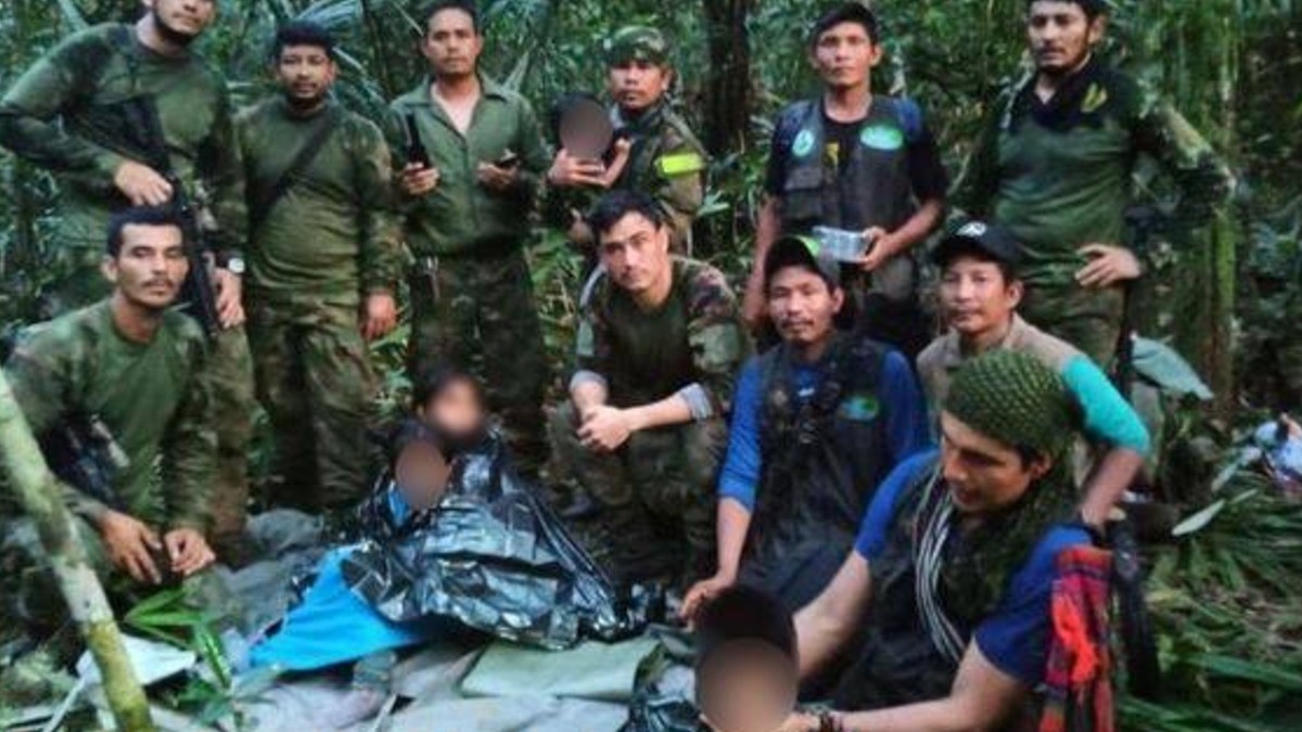 ¡Hallan vivos a cuatro niños perdidos en la Amazonia desde hace 40 días!