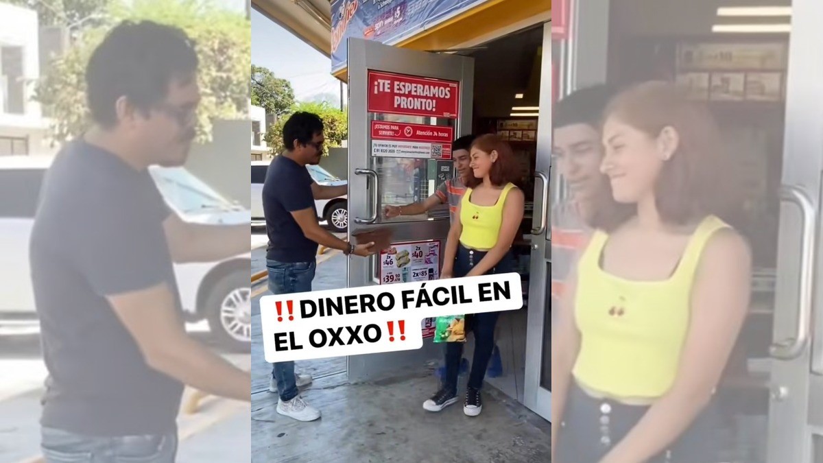 Tiktokero demuestra cómo ganar dinero fácil en un Oxxo