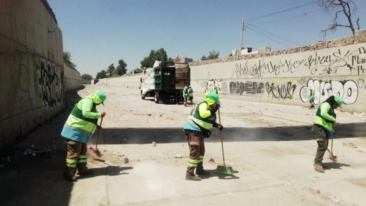 Limpiaron arroyos de León en preparación de las lluvias