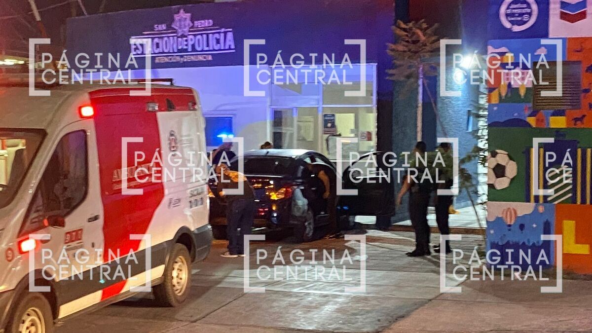 Hombre mal herido por disparos llegó a pedir auxilio a la policía