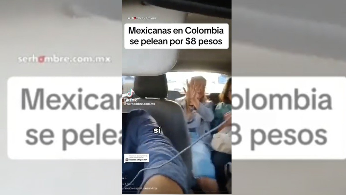 Mexicanas hacen drama por no querer pagar $8 a taxista colombiano