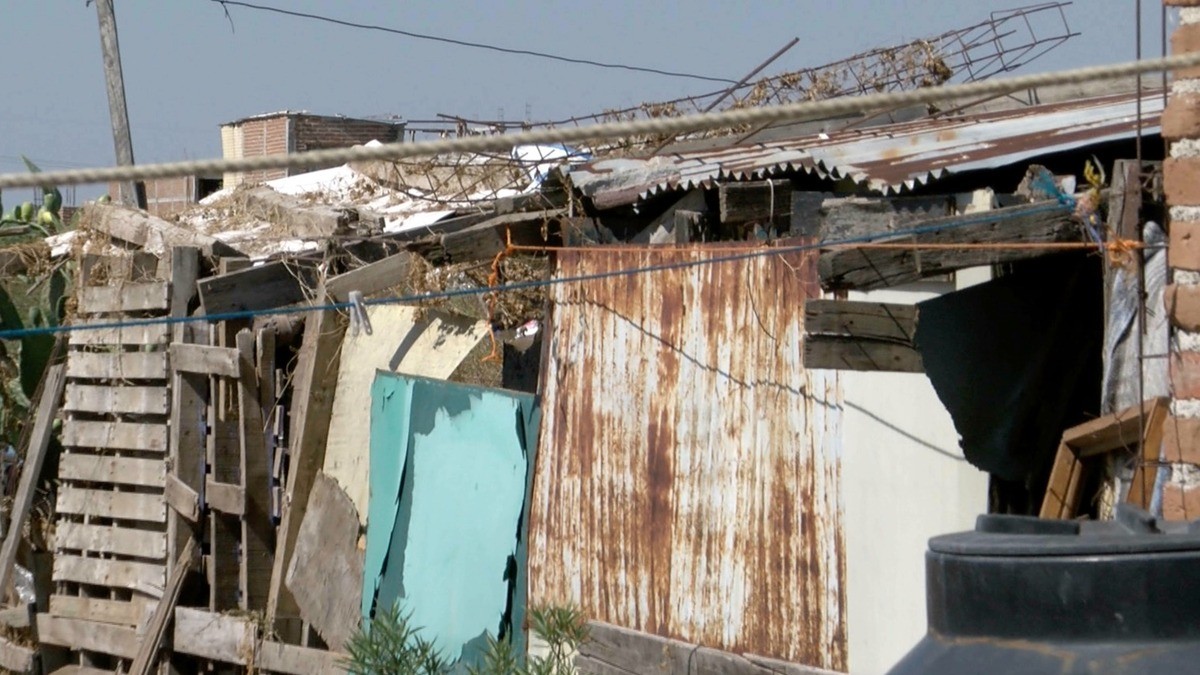 Techos de lámina y altas temperaturas, una tortura para los de San Juan de Abajo