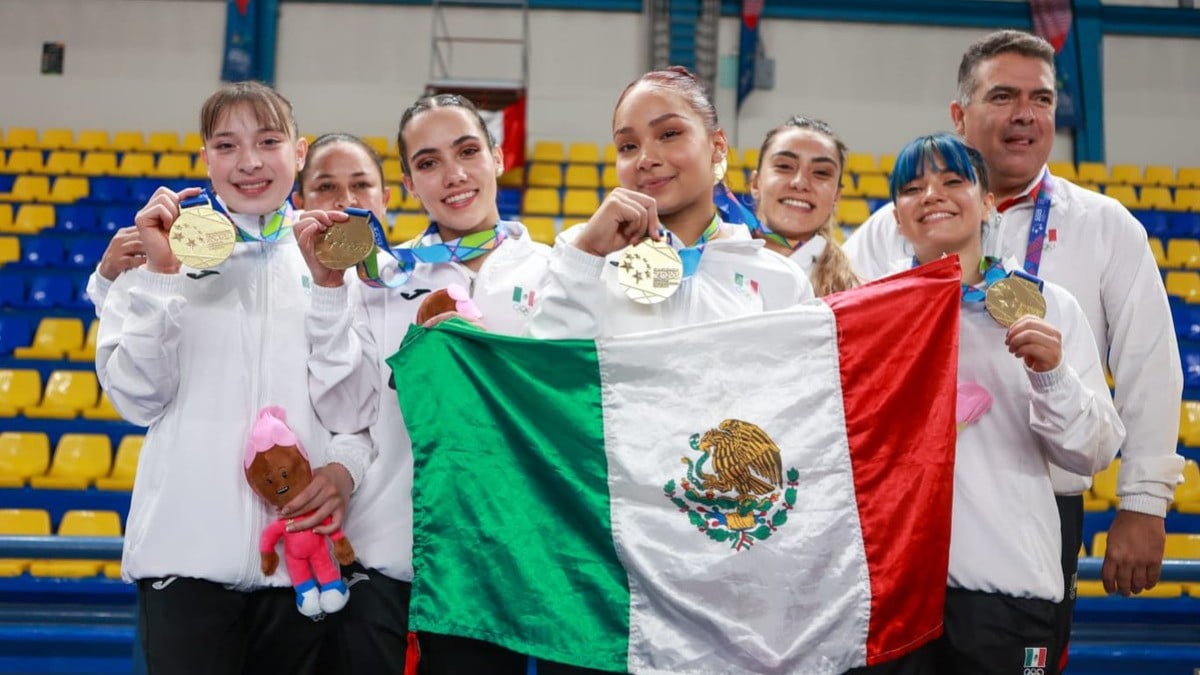 Pese a caída de Alexa Moreno, logra equipo oro en gimnasia artística