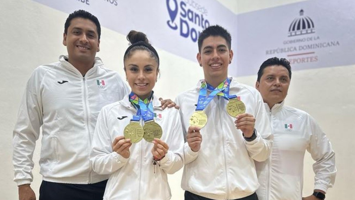 ¡Va doble oro para México en racquetbol!