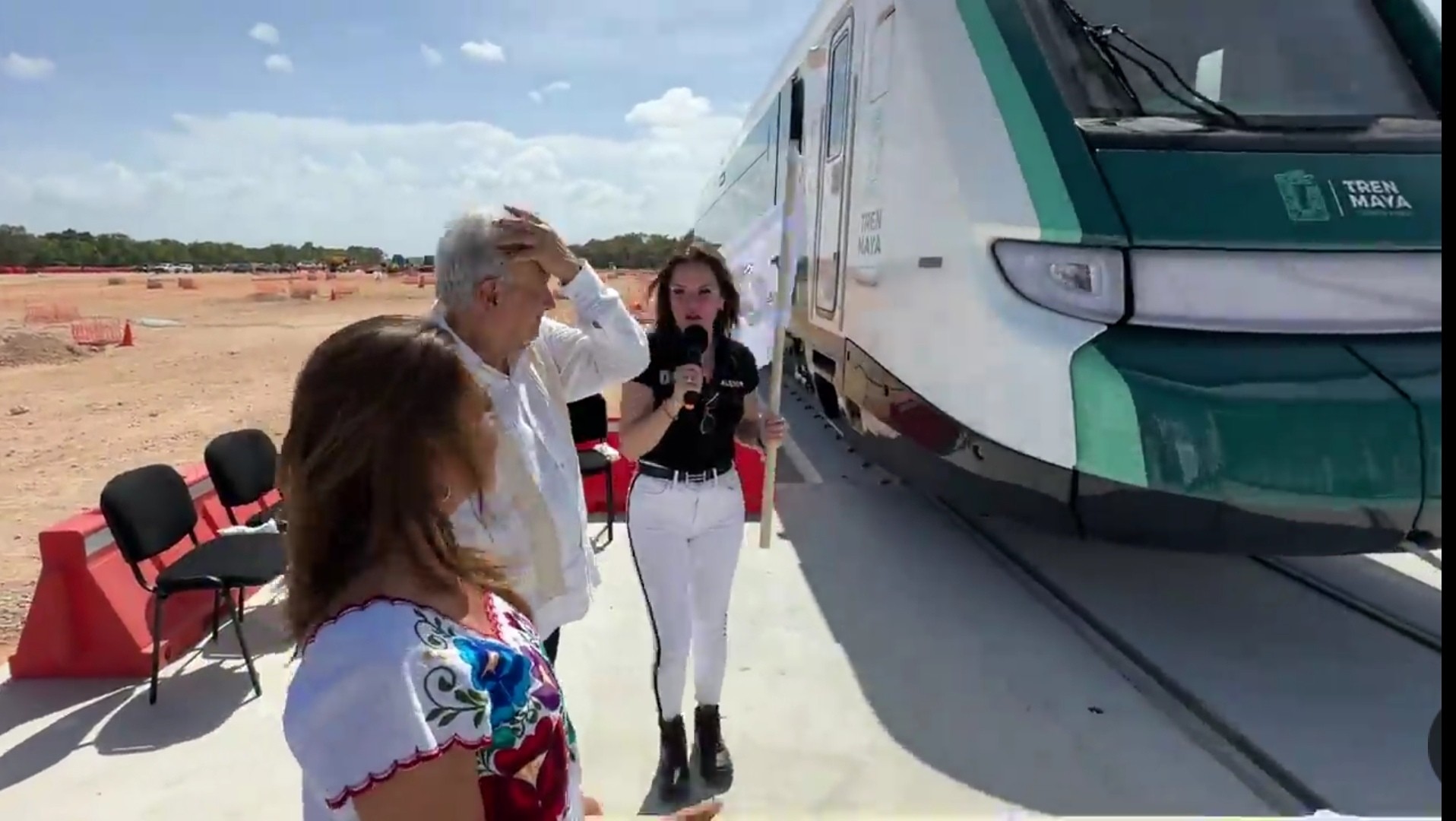 Llega el primer vagón del Tren Maya a Cancún