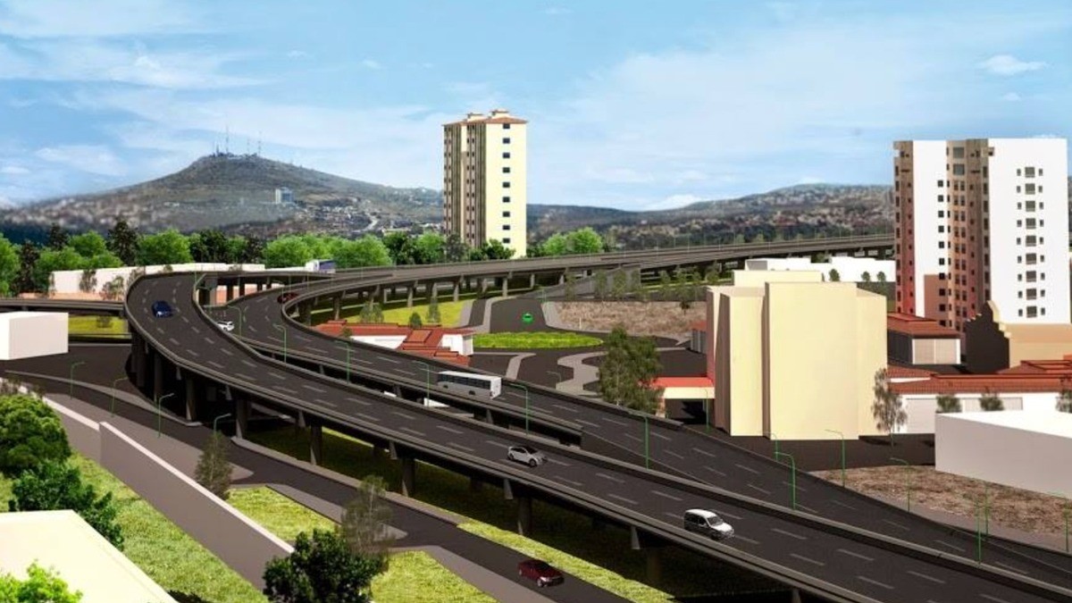 Distribuidor vial Benito Juárez, mal hecho y hasta con deudas