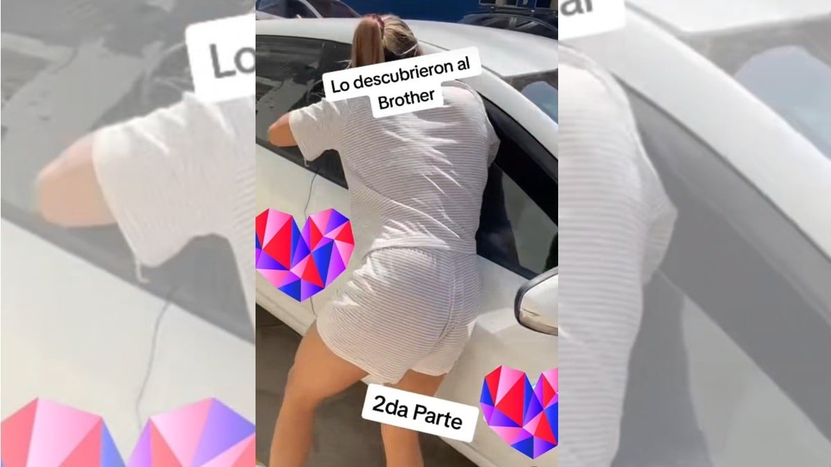 Mujer “cacha” a su esposo al salir de hotel con su amante