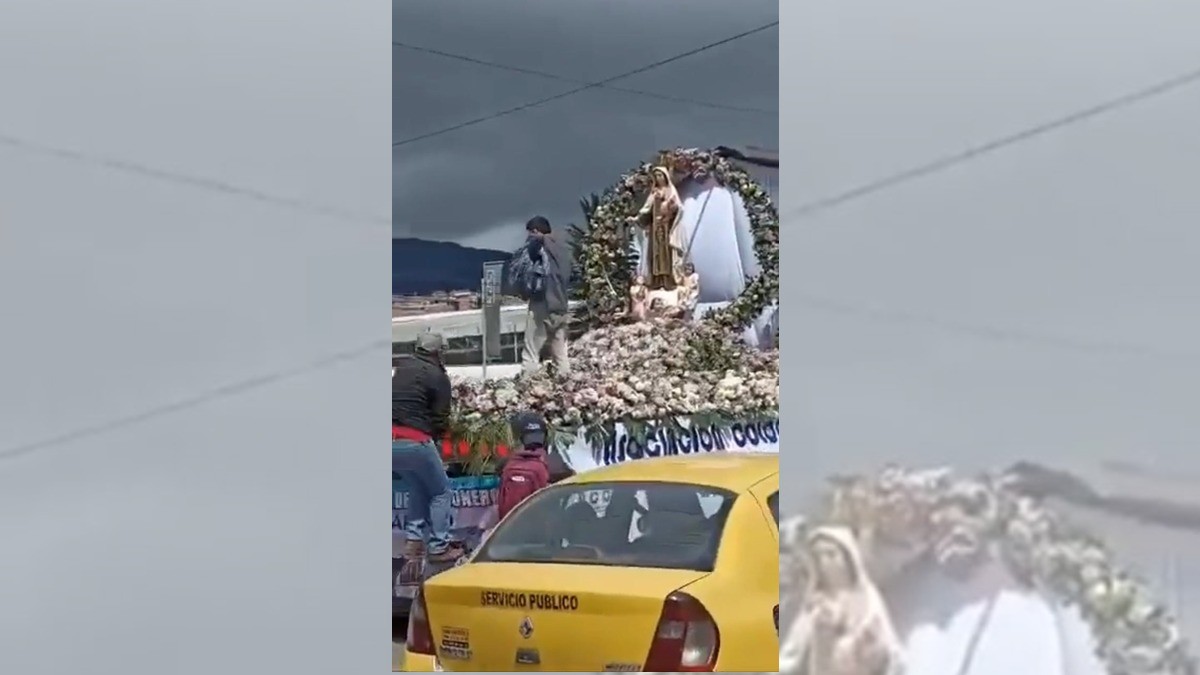 Feligreses golpean a hombre que intentó dañar imagen religiosa