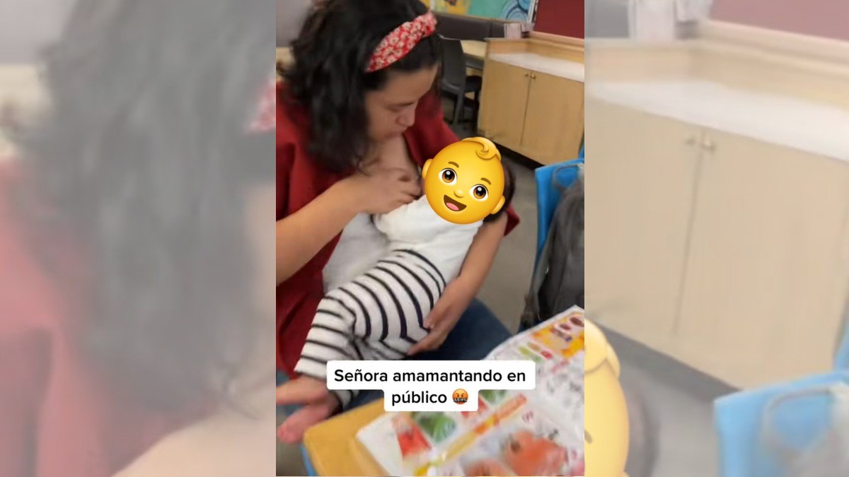 Comensal se queja de mujer por amamantar en público