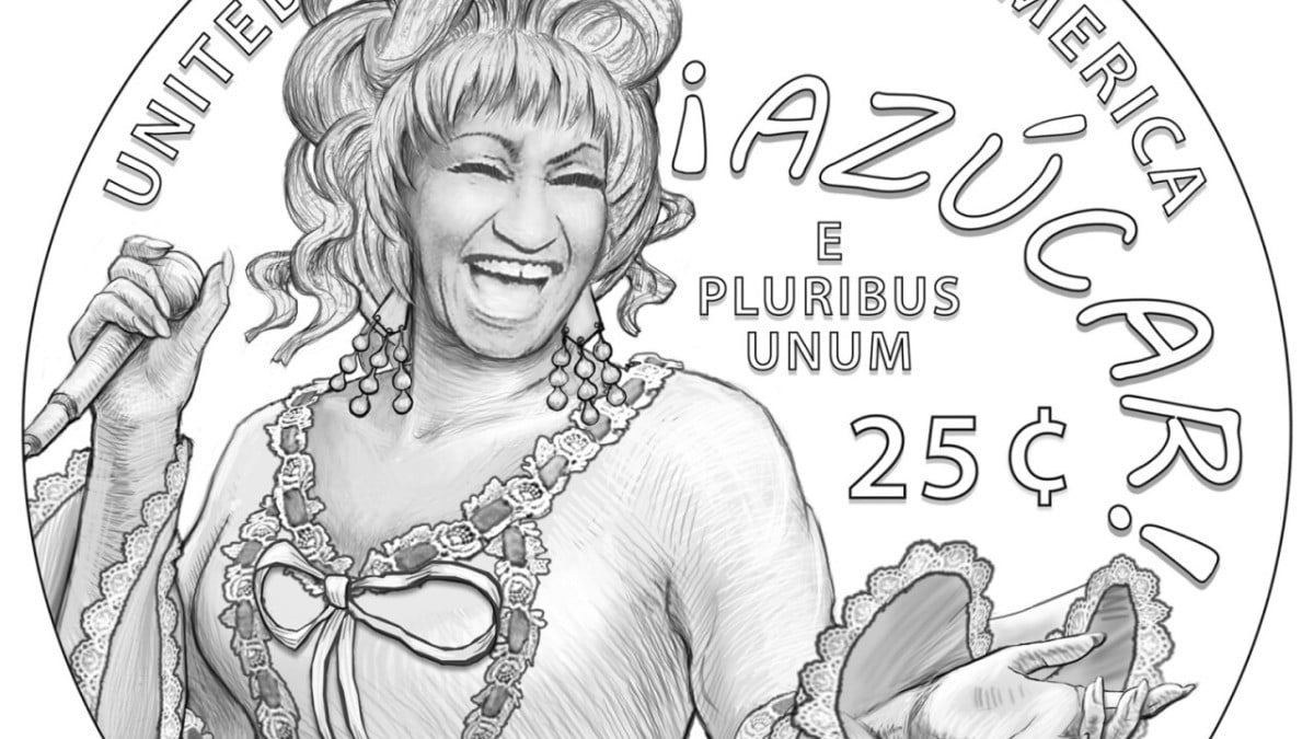 ¡Azúcar! Celia Cruz protagonizará moneda en Estados Unidos