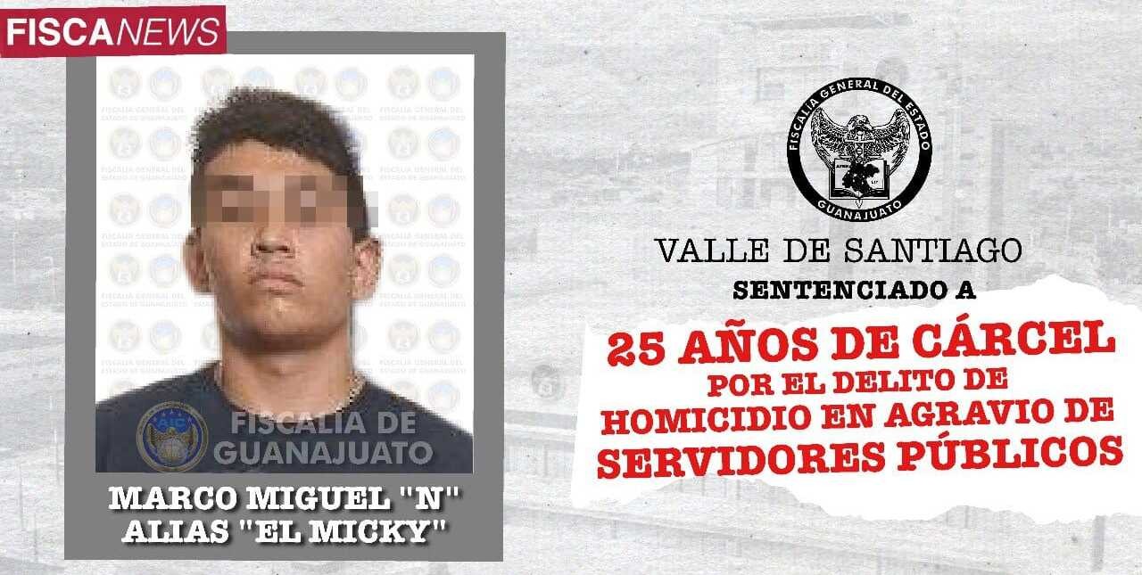 Asesino de mujer policía, va 25 años a la cárcel