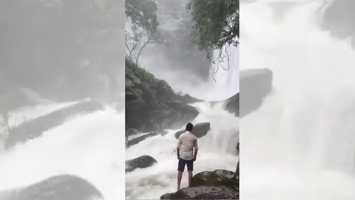 Tiktokero resbala y muere al caer de una cascada de la India