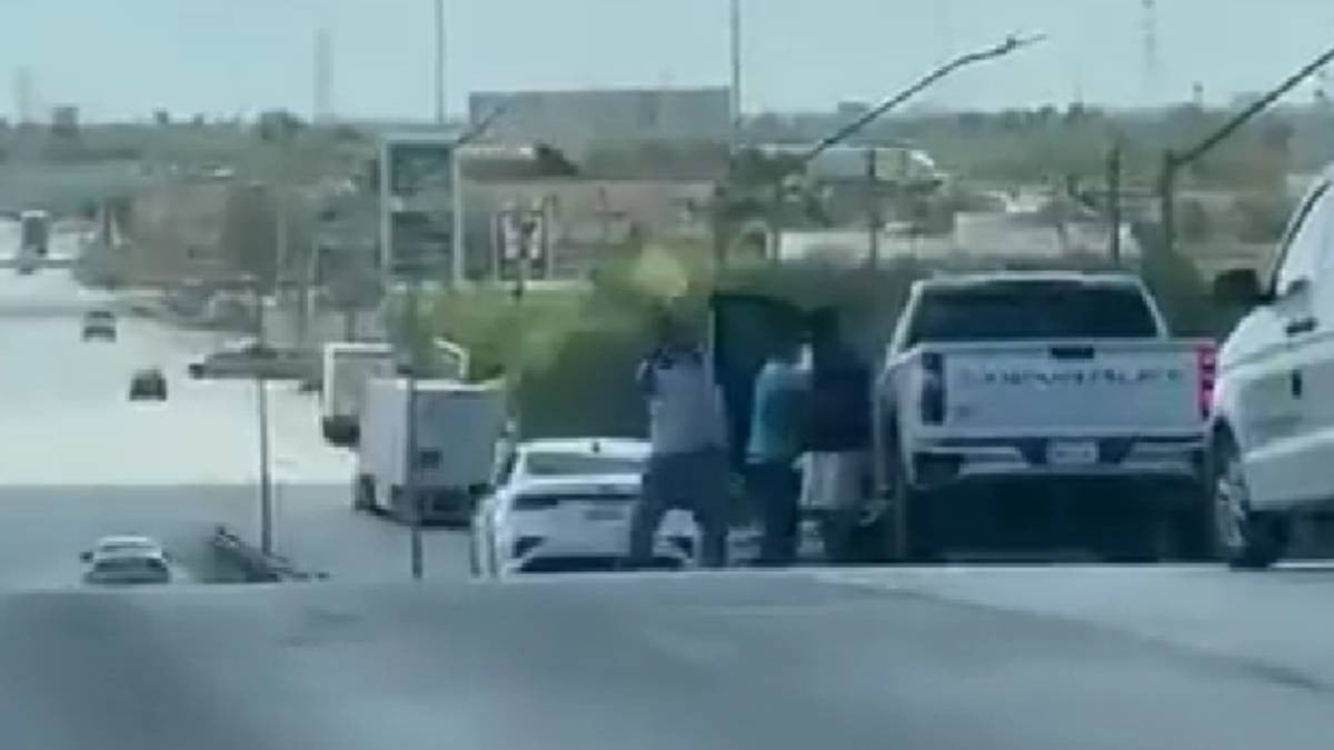 Graban robo a punta de pistola en carretera en Reynosa (VIDEO)
