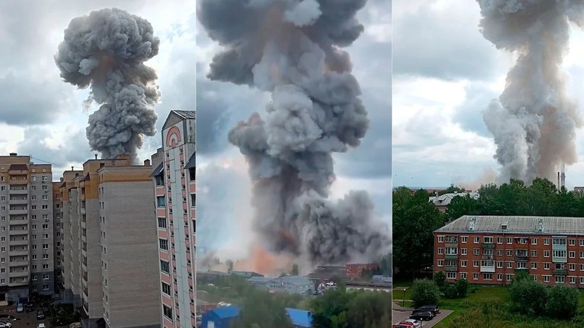 Explota fábrica militar cerca de Moscú; reportan cerca de 50 heridos (Video)