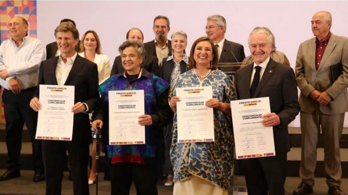 Pasan a la siguiente fase cuatro aspirantes de Frente Amplio por México