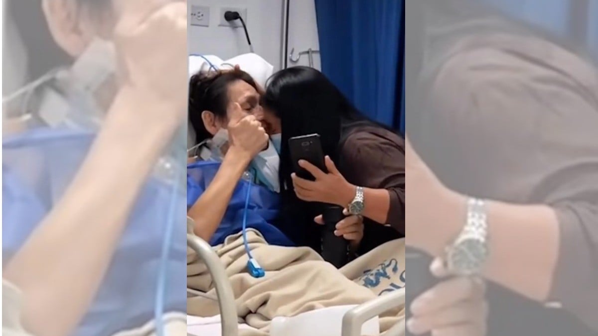 VIDEO Así, un hombre enfermo dedica una canción a su esposa para despedirse