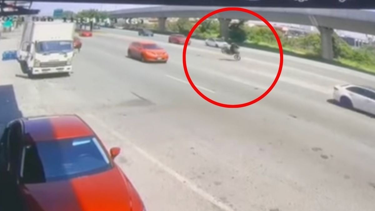 VIDEO Joven pierde parte de su cerebro al derrapar por un bache