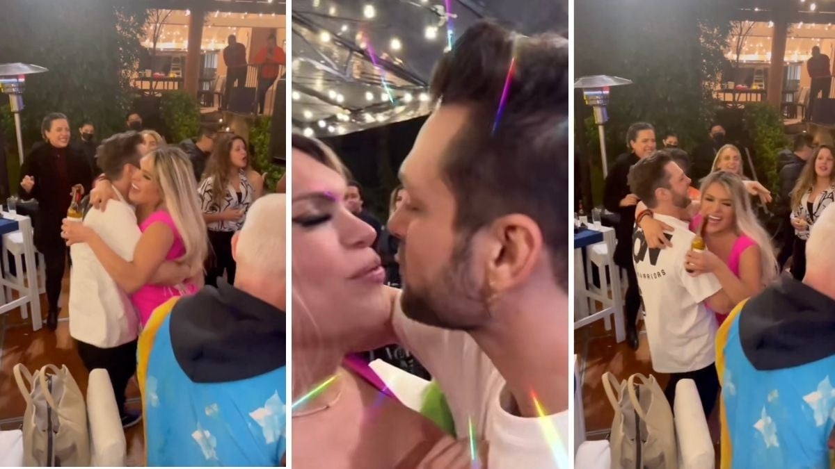 Wendy y Nicola se besan en la fiesta de Galilea