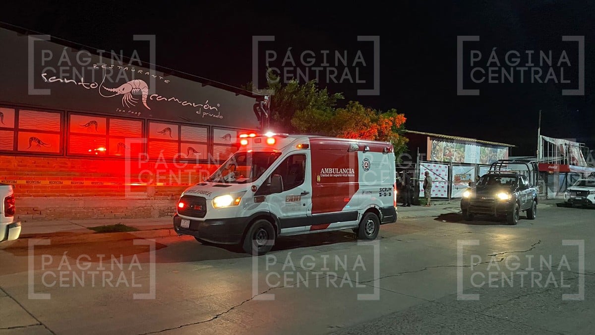 Matan a hombre y dejan un herido en balacera en restaurante de mariscos