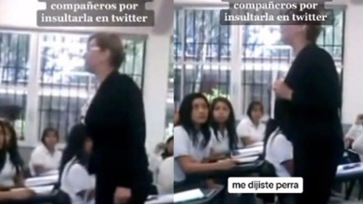 VIDEO: Maestra llorando exhibe a alumna por llamarla 'perra' y 'put…' en Twitter