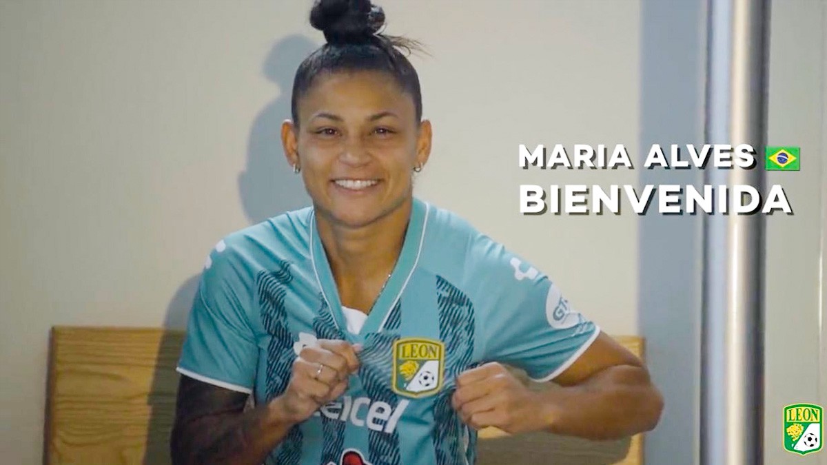 León Femenil le da 'Jogo Bonito' a su plantel: ficha a la brasileña María Alves
