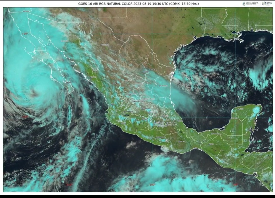 Se degrada Hilary a huracán categoría 2 pero sigue alerta
