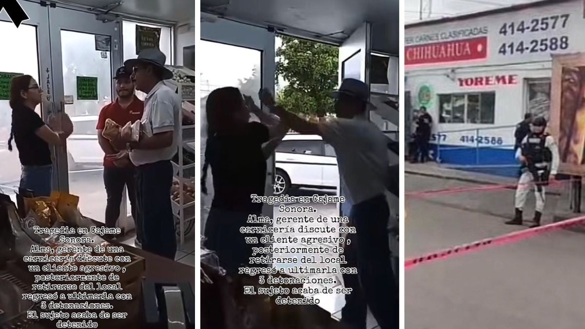 VIDEO ¿Qué pasó con el hombre que peleó con la gerente de una carnicería y regresó a matarla?