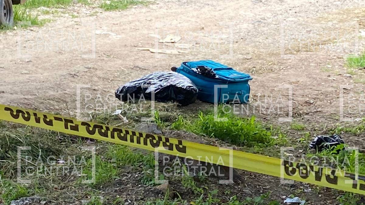 Encuentran maleta con restos humanos en colonia Soledad La Joya