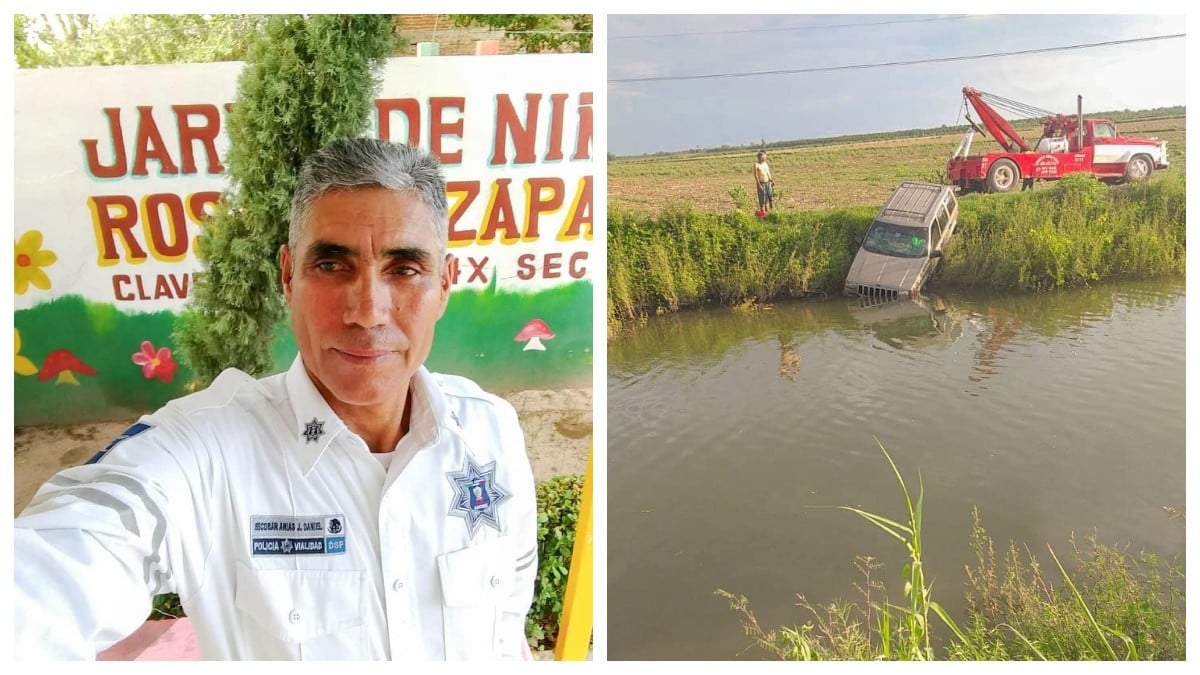 Héroe sin capa: tránsito retirado salva a 4 mujeres arrastradas por canal