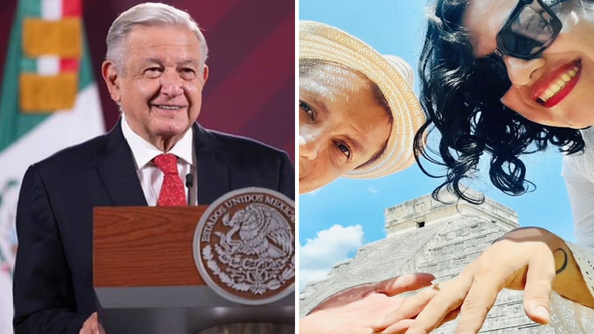 Con la bendición presidencial: joven le propone matrimonio a su novia frente a AMLO