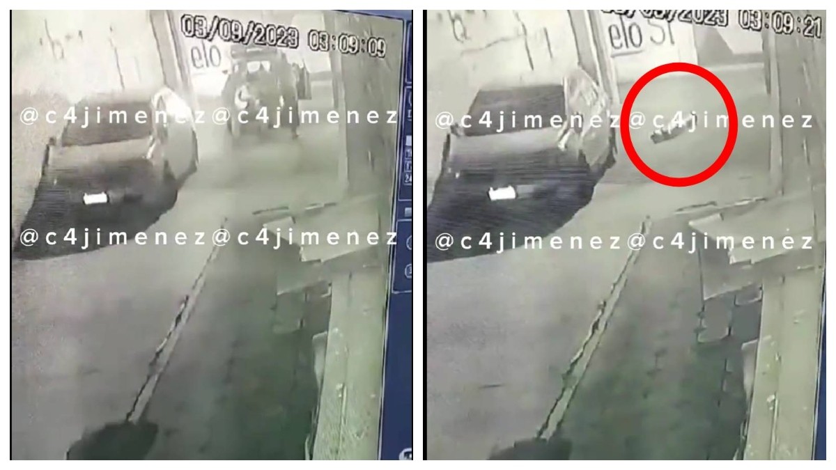 VIDEO. Captan cuando hombres en camioneta dejan cadáver a media calle