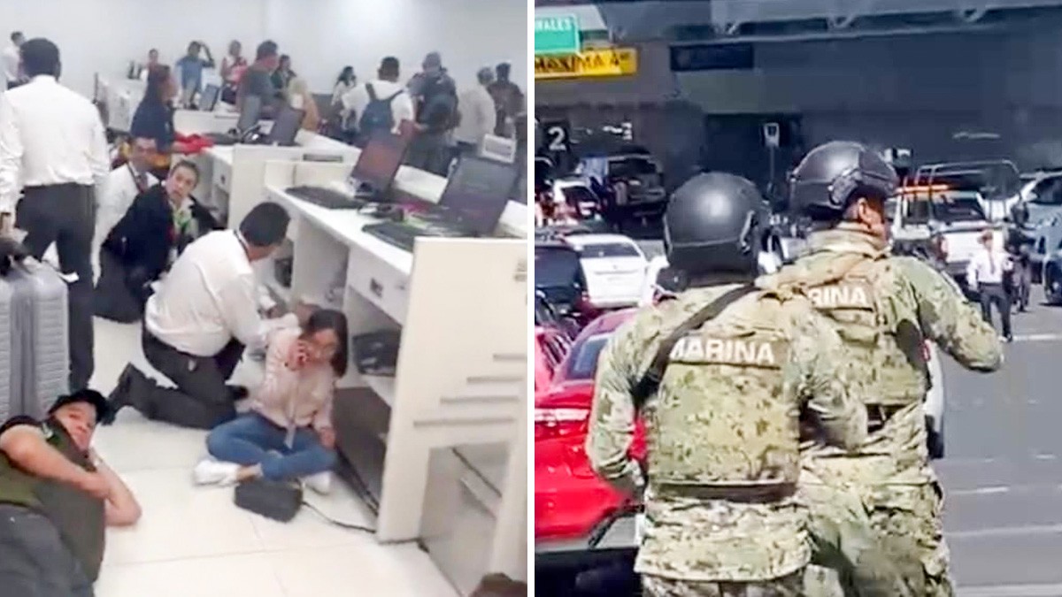Balacera provoca pánico en el Aeropuerto de la CDMX; hay un policía herido y un detenido