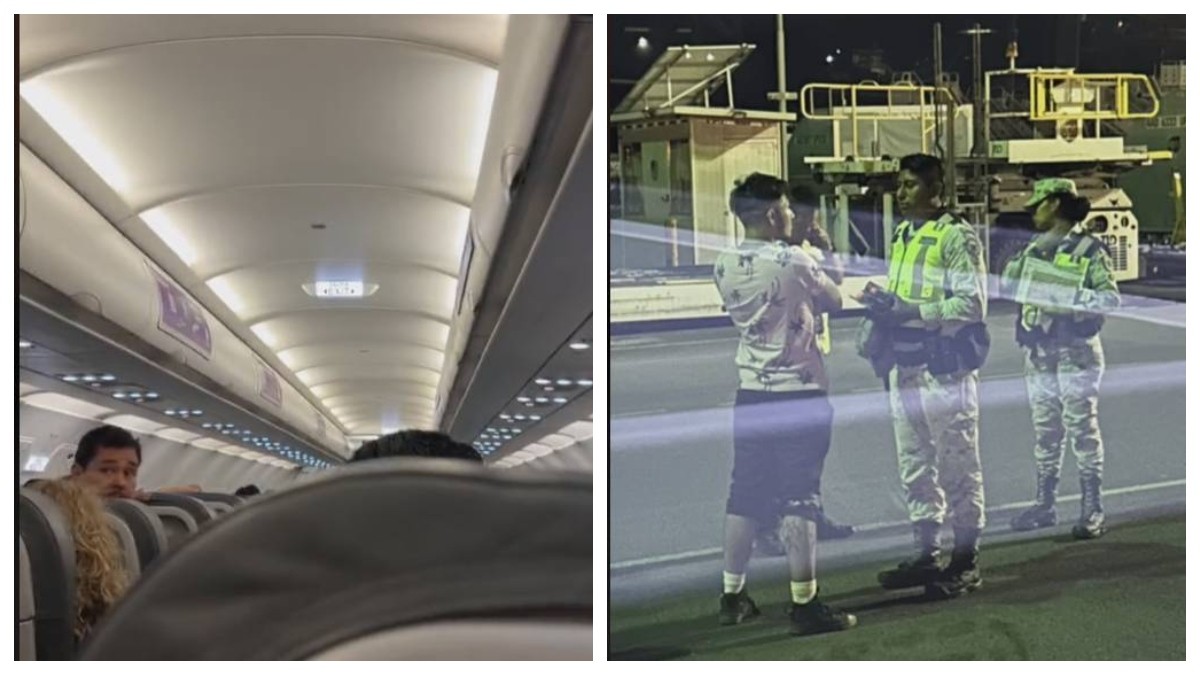 VIDEO. Pasajero prende cigarro en avión, lo detiene la Guardia y lo multan con $200 mil