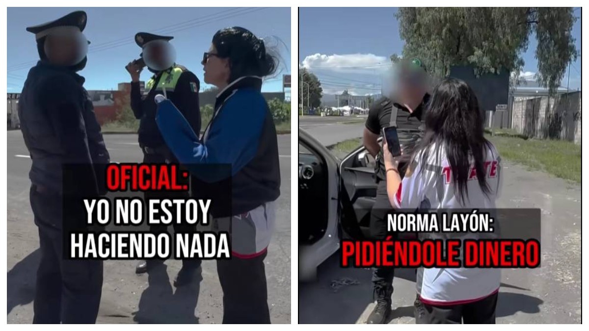 Alcaldesa se disfraza con ropa desgastada y descubre a sus tránsitos pidiendo mordida
