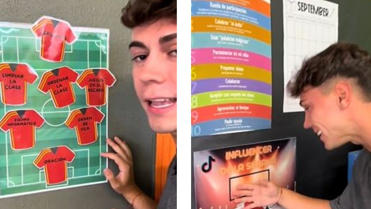 Maestro da clases divertidas ¡al estilo futbol!