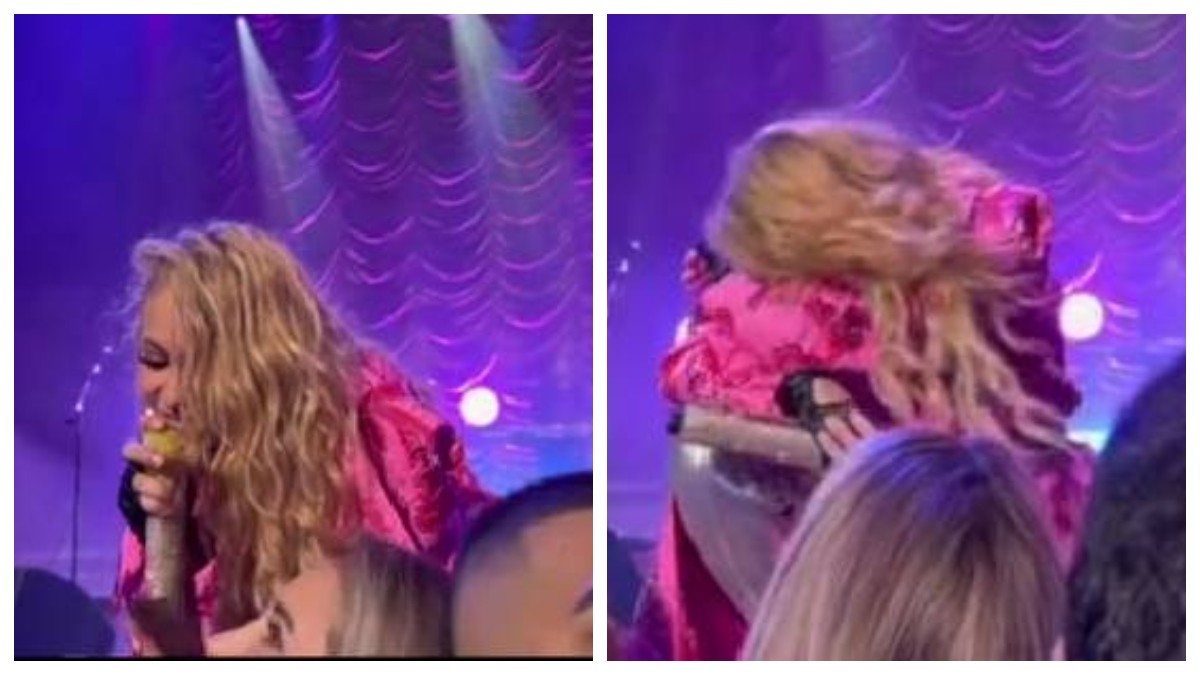 Paulina Rubio rompió en llanto en pleno concierto por esta razón